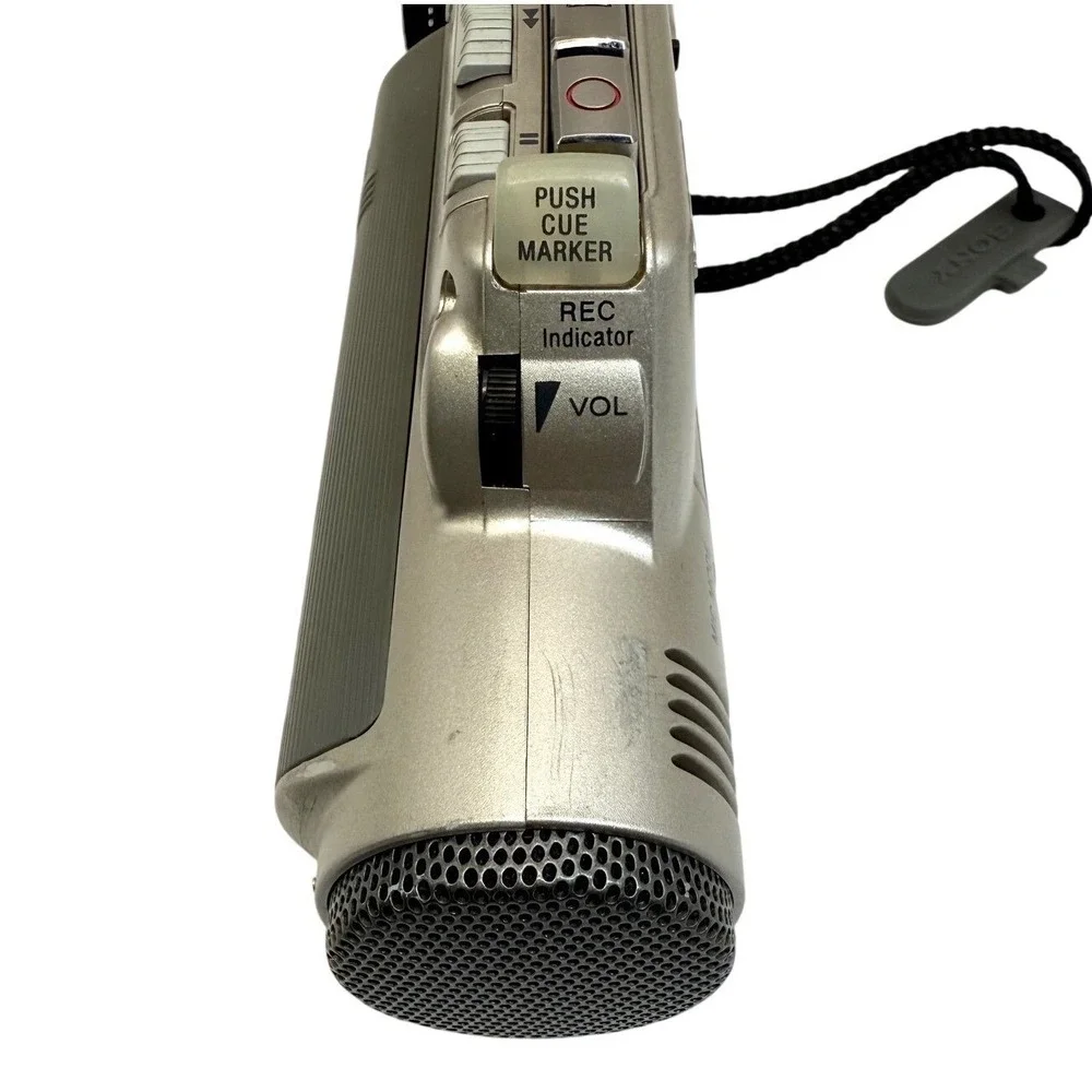 Sony Micro Cassette Recorder Clear Voice Works Low Volume For‎ Repair Parts